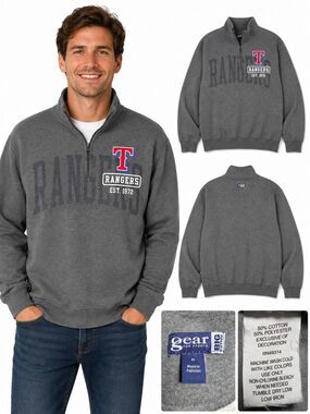 Gear For Sports Texas Rangers 1/4 Zip M